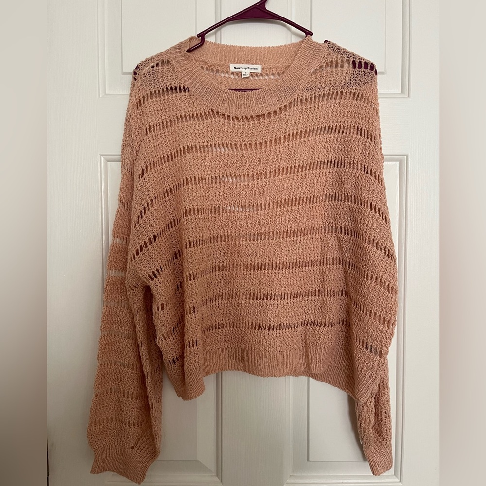 Boutique pink sweater
